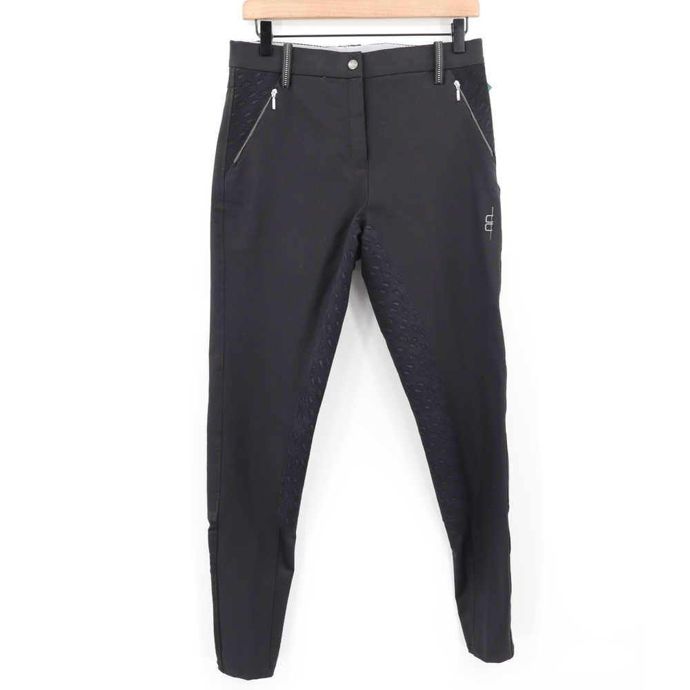 Horseware AA Platinum Women Selena Mid Rise Full Seat Riding Pants Black 30R NEW